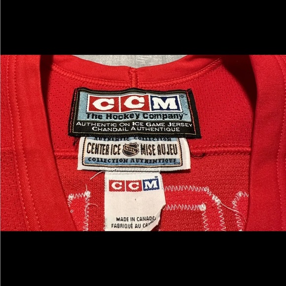 Authentic Vintage CCM NHL Detroit Red Wings Martin Lapointe Hockey Jersey. - Picture 5 of 9